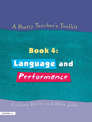 cover image of A Poetry Teacher's Toolkit